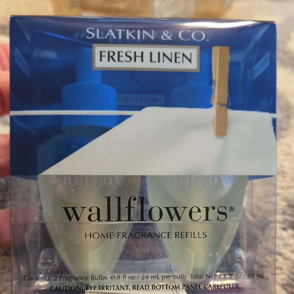 Slatkin & Co Fresh Linen Wallflowers Home Fragrance Refills
